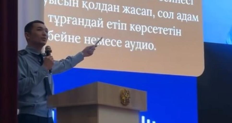 Атыраудағы келешек мектебінде «Заң мен тәртіп» қағидаты аясында профилактикалық кездесу өтті