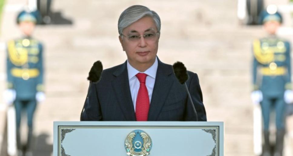 Президент Қасым-Жомарт Тоқаев Ту көтеру рәсіміне қатысты