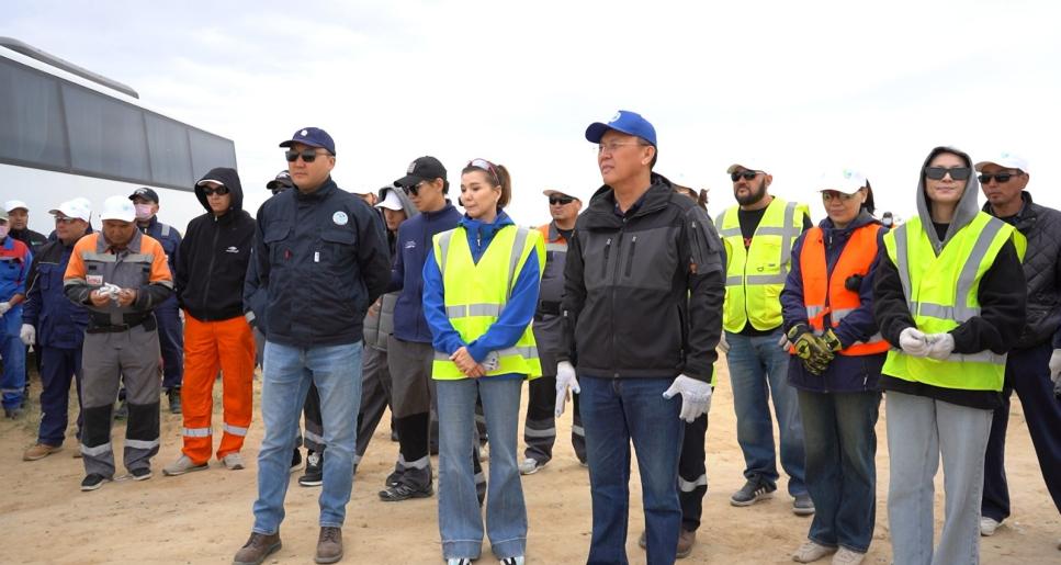 Кульсарыда сенбілік барысында 60 текше метр қоқыс жиналды