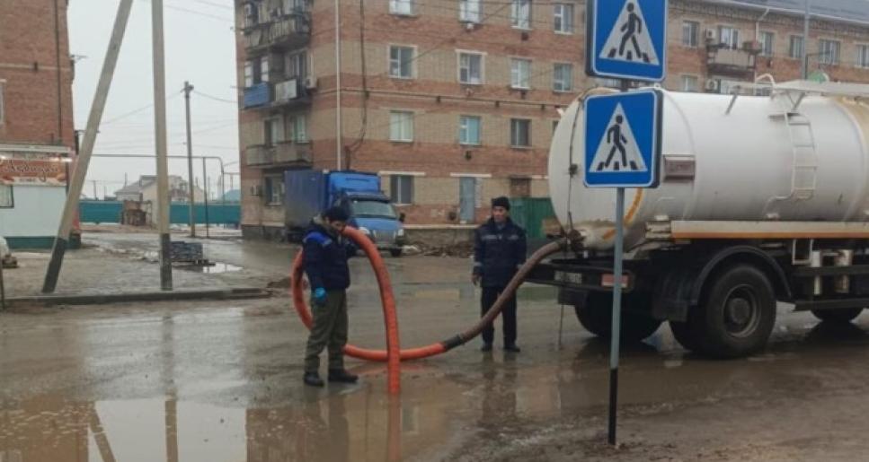 ҚАР СУЫН ТАЗАЛАУ ЖҰМЫСТАРЫ ЖҮРГІЗІЛУДЕ