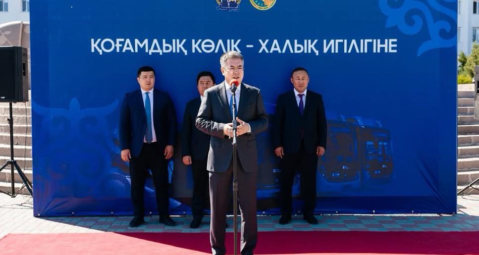 Атырауда қоғамдық көліктердің қатары 90 жаңа автобуспен толықты