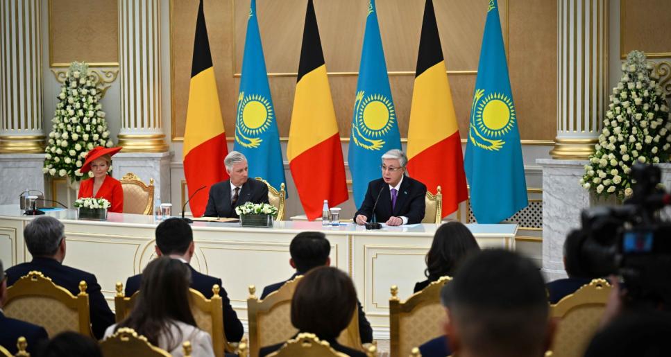 Қасым-Жомарт Тоқаев пен Король Филипп БАҚ өкілдеріне арналған брифинг өткізді