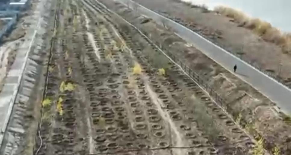 «Балықшы» саябағында көгалдандыру жұмыстары жалғасуда