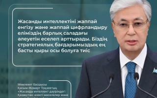 ЕЛІМІЗДІҢ ДАМУЫНА ЖАҢА БАҒЫТ