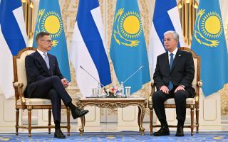 Мемлекет басшысы Финляндия Президенті Александр Стуббпен келіссөз жүргізді