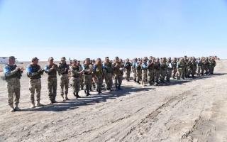 Атырау облысында әскери міндеттілер қатысқан 10 күндік оқу-жаттығу аяқталды
