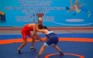 Атырауда жас балуандар арасында XIII республикалық еркін күрес турнирі өтті