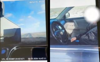 Патрульдік полиция қызметкері мен жылдамдық асырған жүргізушінің диалогы бейнежетонға түсірілді