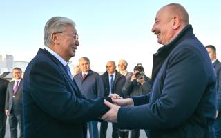 Әзербайжан Президенті Ильхам Әлиев Қазақстанға мемлекеттік сапармен келді